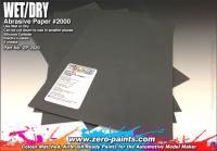 Wet and Dry Abrasive Paper #2000 - 4 off