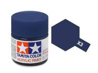 Tamiya Acrylic Mini X-3 Royal Blue (Gloss) - 10ml Jar