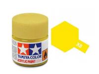 Tamiya Acrylic Mini X-8 Lemon Yellow (Gloss) - 10ml Jar