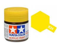 Tamiya Acrylic Mini X-24 Clear Yellow (Gloss) - 10ml Jar