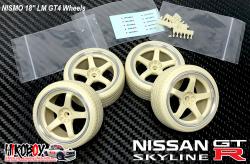 1:12 18" Nismo LM GT4 Wheels for Fujimi Nissan Skyline R32 GT-R