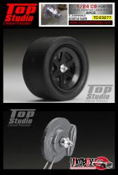 1:24 Wheel Center Lock Nuts  for Tamiya Sauber-Mercedes C9