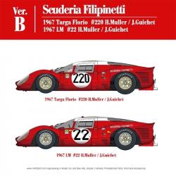 1:12 Ferrari 412P - K563 Ver.B : Scuderia Filipinetti - Full Multi Media Kit
