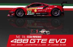 1:12 Ferrari 488 GTE Evo 2022
