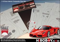 1:12 Ferrari Enzo Interior Composite Fiber Set