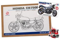 1:12 Honda CB750F - Detail up set for Tamiya 14066 (PE+Metal parts+Resin+Metal Logo)