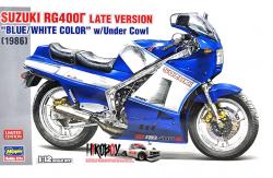 1:12 Suzuki RG400Γ Late Version (1986) "Blue/White Color" w/Under Cowl