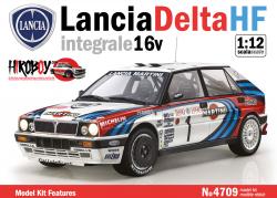 Lancia Delta HF Integrale Monte Carlo 1990 Version #1 Or #7 Plastic Kit 1:24 