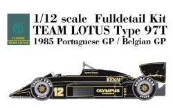 1:12 Lotus 97T Portugal GP Full Detail Multi-Media Model Kit