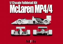 1:12 Mclaren MP4/4 ver.C Full Detail Multi-Media Model Kit