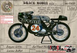 1:12 Motobi 250cc, "six tie rods" Zanzani 1966/1972