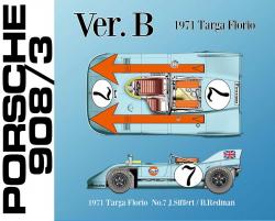 1:12 Porsche 908/3 - Ver.B : 1971 Targa Florio