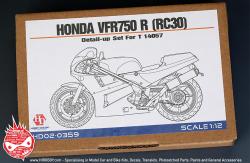 1:12 Honda VFR750 (RC30) Detail-up Set For Tamiya 14057