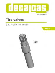 1:24 - 1:20 Tyre Valves x50