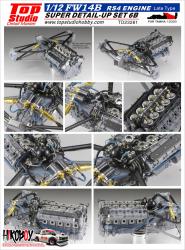 1:12 Williams FW14B Super Detail-up Set 6B - Engine RS4 (Late Type)