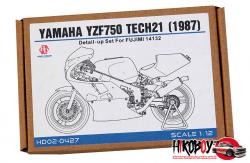 1:12 Yamaha YZR750 Tech21 (1987) Detail up Set for Fujimi