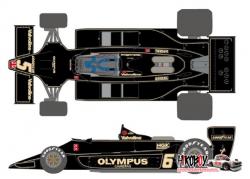 1:20 J.P.S. Team Lotus Type79 1978 Decals for Hasegawa