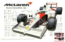 1:20 Mclaren MP4/6 Honda - Japanese GP/San Marino GP/Brazilian GP 1991 (GP25)