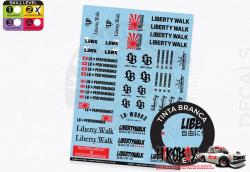 1:24 / 1:25 Liberty Walk Logos 3