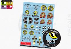 1:24 / 1:25 Mooneyes Logos 1