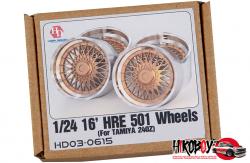 1:24 16"' HRE 501 Wheels For 240ZG