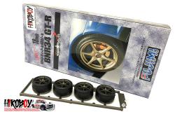 1:24 18" Nissan Skyline R34 GT-R Wheels and Tyres