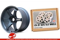 1:24 20" Rays Volk Racing TE37 Resin Wheels