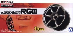1:24 19" Advan Racing RGIII Wheels and Tyres