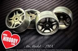 1:24 21" Lux Wheel and Tyres Set