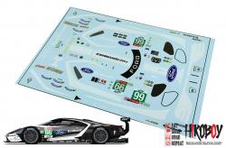 1:24 #66 Ford GT Le Mans Decals