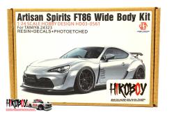 1:24 Artisan Spirits FT86 , GT86, BRZ Wide Body kit