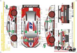 1:24 Audi R8 LMS GT3 IMSA Daytona 24H 17 #57 Stevenson Motorsports (NuNu)