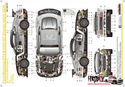 1:24 Ford Mustang GT4 British GT Brands Hatch 2020 Academy Motorsport (Tamiya)