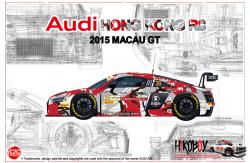 1:24 Audi R8 Lms Gt3 Gp Macau 2015 Fia-Gt