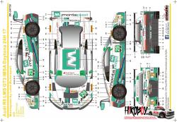 1:24 Audi R8 LMS GT3 IMSA Daytona 24H 17 #29 Land Motorsport (NuNu)