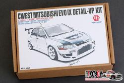 1:24 C-WEST Mitsubishi EVO IX Detail-up Kit (Resin+PE+Metal parts)