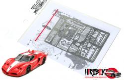 Hobby Design Photoetch for 1/24 512 Scaglietti for Revell