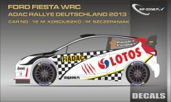 DECALS 1/43 FORD FIESTA WRC D43348 BREEN RALLYE ADAC ALLEMAGNE 2014 #14 