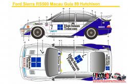 1:24 Ford Sierra RS500 Macau Guia 89 Hutchison (Tamiya)