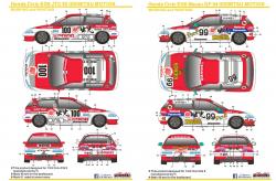 1:24 Honda Civic EG6 JTC 92 Macau GP 94 Idemitsu Decals (Hasegawa)
