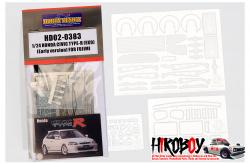 1:24 Honda Civic Type-R EK9 For Fujimi (039985) (PE+Resin)