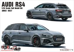 1:24 Audi RS4 Avant -  Full Resin Model Kit