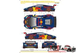 1:24 LB-WORKS Lamborghini AVENTADOR Ver.2 Red Bull