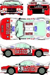 1:24 Lancia 037 "Bastos" #3 Rally Van Haspengouw 1985
