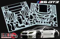 1:24 BMW M6 GT3 Carbon Fiber Decals (NuNu)