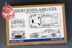 1:24 Mercedes AMG GT3 Detail-up Set For Tamiya 24345（PE+Metal parts+Resin）(HD02-0364)