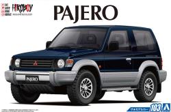 1:24 Mitsubishi V24WG Pajero Matel Top Wide XR-II `91