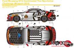1:24 Ford Mustang GT4 Continental Tire Sports Car Challenge Mosport 2018 KohR Motorsports (Tamiya)