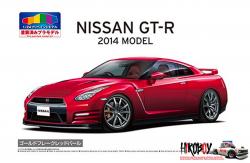 1:24 Nissan R35 GT-R 02-C Pre Painted Gold flake Red Pearl.