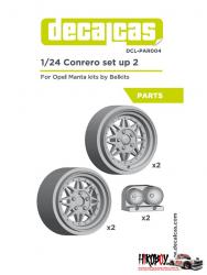 1:24 Opel Manta Conrero Set up 2: Rally Wheels 15 inches + lights